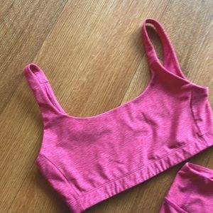 Hot pink Outdoor Voices Double Time Bra